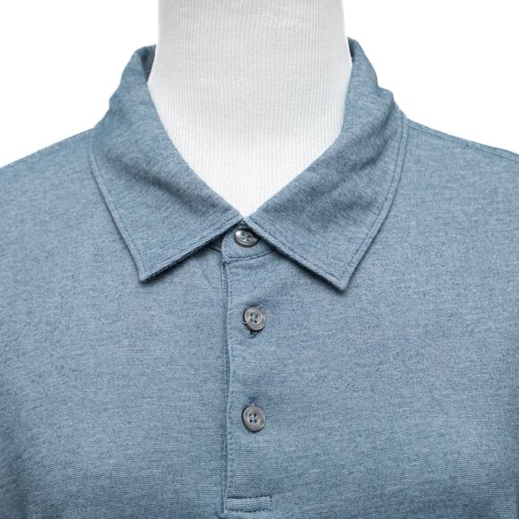 Zachary Prell Short Sleeve Golf Polo In Grey Size Large - Picture 5 of 9